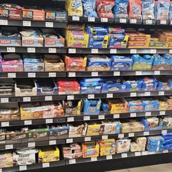 Good selection of snacks.
