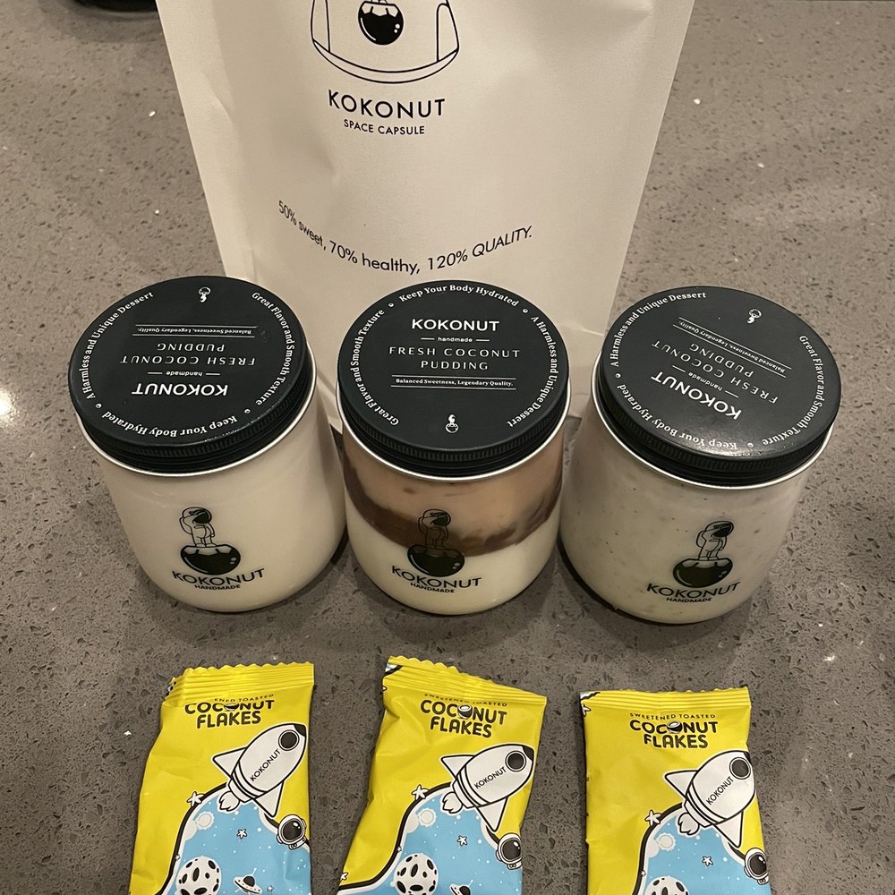 KOKONUT - Duke Bakery - Desserts came in this bag along with shredded coconut - Desserts Near Me - Irvine, California KOKONUT - Duke Bakery - Desserts came in this bag along with shredded coconut - Desserts Near Me - Irvine, California