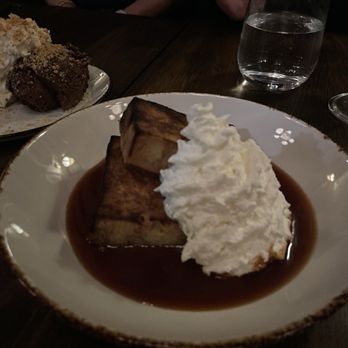 The Archer - the bread pudding and chocolate mousse - American Near Me - Charleston, South Carolina
