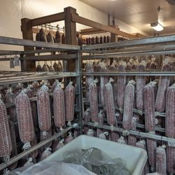 Public Smokehouse - Meat being aged