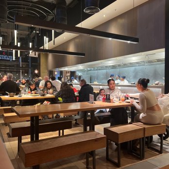 Wagamama - Dinning area and kitchen - Ramen Near Me - London, XGL Wagamama - Dinning area and kitchen - Ramen Near Me - London, XGL