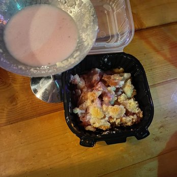 Pie Bar - Strawberry Rhubarb pie and strawberry pietini - Cocktail Bars Near Me - Seattle, Washington
