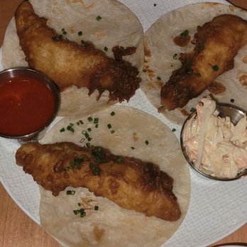 Chela Park Slope - Fish Tacos - All of the topping were placed on the side - (ex. Lettuce, Cole Slaw, etc.) - Mexican Near Me - Brooklyn, New York