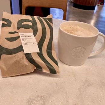 Starbucks - A blueberry muffin and a Venti Chai Latte. - Coffee & Tea Near Me - Los Angeles, California Starbucks - A blueberry muffin and a Venti Chai Latte. - Coffee & Tea Near Me - Los Angeles, California