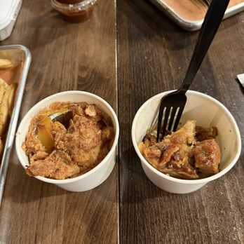 Smoque BBQ - Peach Cobbler and the Pecan Caramel Bread Pudding - Barbeque Near Me - Chicago, Illinois
