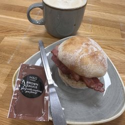 Marks and Spencer - English breakfast sandwich in the M&S cafe