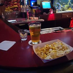 They have a popcorn machine also.