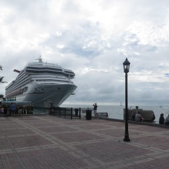 Sunset Celebration at Mallory Square - a giant Carnival cruise ship - Festivals Near Me - Key West, Florida