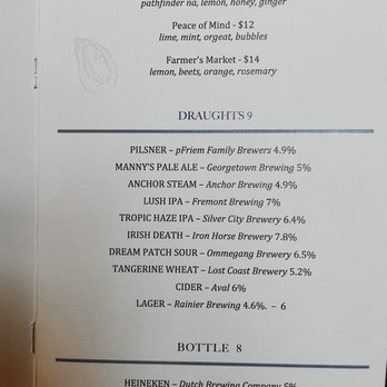 Rider - Non-alcoholic, draughts, and bottles menu. - American Near Me - Seattle, Washington Rider - Non-alcoholic, draughts, and bottles menu. - American Near Me - Seattle, Washington