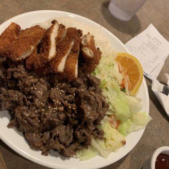 Happy Teriyaki #3 - Combination plate $13 - Japanese Near Me - Lacey, Washington Happy Teriyaki #3 - Combination plate $13 - Japanese Near Me - Lacey, Washington