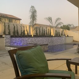 Evening view from the patio