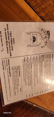 Menu photo 1 Pizzicletta Flagstaff, AZ