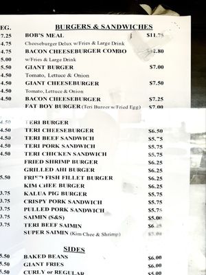 Menu photo 8 Bob's Bar-B-Que Honolulu, HI