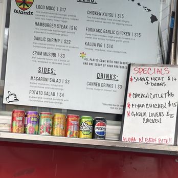 From Da Islandz - Menu ... - Food Trucks Near Me - Portland, Oregon
