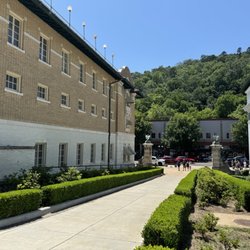 Grand Promenade - The middle area between the bathhouses and under the grand promenade staircase.
