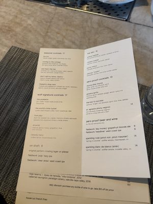 Menu photo 1 The Wolf Oakland, CA Menu photo 1 The Wolf Oakland, CA