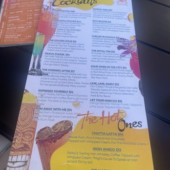 Rooster’s Breakfast and Mimosas - Cocktail menu - Breakfast & Brunch Near Me - Sacramento, California