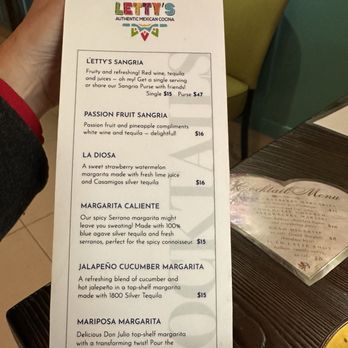 Letty's Authentic Mexican Cocina - Menu - Mexican Near Me - Humble, Texas
