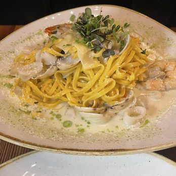 Dua Vino - Liquid and runny linguine - Italian Near Me - South Lyon, Michigan Dua Vino - Liquid and runny linguine - Italian Near Me - South Lyon, Michigan