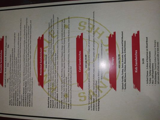 Menu photo 5 Knuckle Sandwiches Mesa, AZ Menu photo 5 Knuckle Sandwiches Mesa, AZ