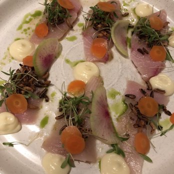 Limewood Bar & Restaurant - Hamachi Crudo - New American Near Me - Berkeley, California