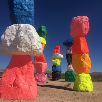Seven Magic Mountains - Public Art Near Me - Las Vegas, Nevada Seven Magic Mountains - Public Art Near Me - Las Vegas, Nevada
