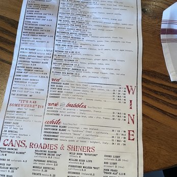 Culinary Dropout - Menu - New American Near Me - Phoenix, Arizona