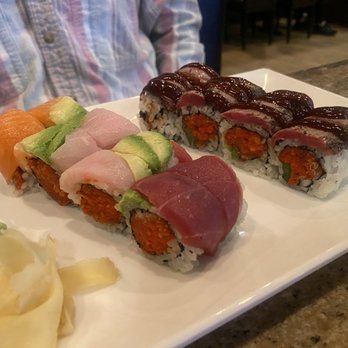 Sakura Japanese Restaurant - Super Rainbow Roll + Cowboy Roll. - Sushi Bars Near Me - Bensalem, Pennsylvania Sakura Japanese Restaurant - Super Rainbow Roll + Cowboy Roll. - Sushi Bars Near Me - Bensalem, Pennsylvania