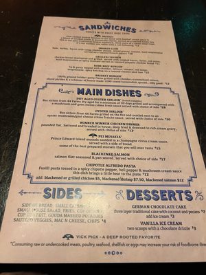 Menu photo 2 Vickery Park Plano Plano, TX