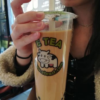 E Tea - regular boba ( really bad ) - Bubble Tea Near Me - San Francisco, California