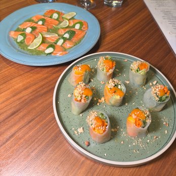 Star Leaf - Saigon Summer Rice Paper Rolls (Vegetables) Bakka Wild Salmon - Asian Fusion Near Me - Pasadena, California Star Leaf - Saigon Summer Rice Paper Rolls (Vegetables) Bakka Wild Salmon - Asian Fusion Near Me - Pasadena, California