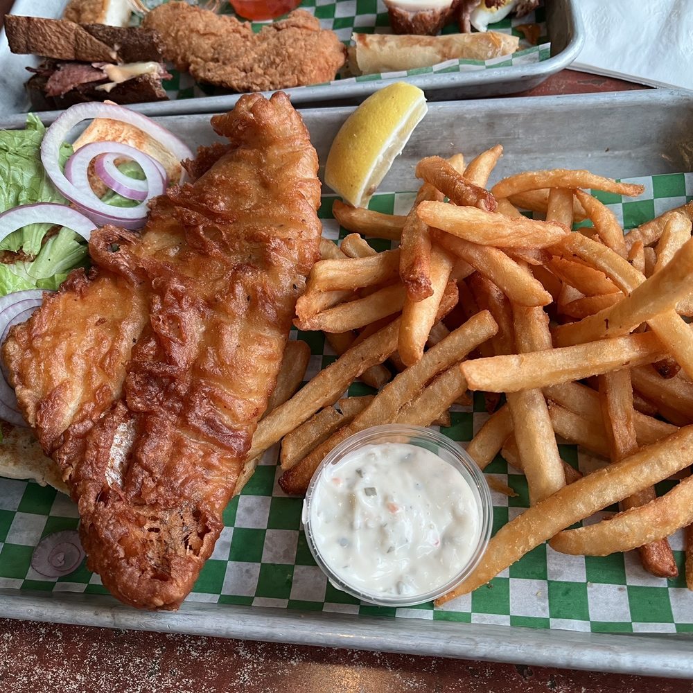 Whistle Binkies Olde World Pub - Walleye sandwich. - American Near Me - Rochester, Minnesota Whistle Binkies Olde World Pub - Walleye sandwich. - American Near Me - Rochester, Minnesota