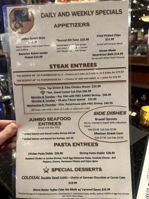 Menu photo 2 Brown Derby Wood Fired Steakhouse Medina Medina, OH