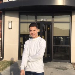Chris' big day! Finally getting his braces off.