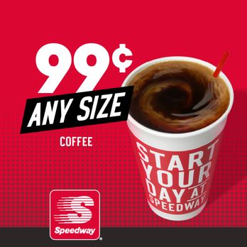 Speedway - a cup of coffee with a straw in it - Gas Stations Near Me - Syracuse, New York
