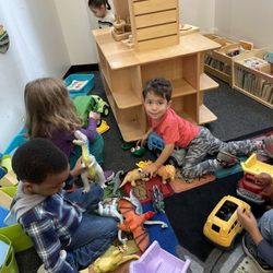 Little Einstein's Montessori Preschool - Downtown San Jose - Having fun at the library.