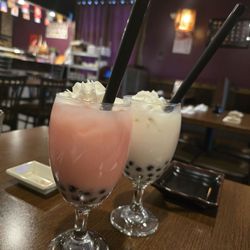 Tokyo - Strawberry and coconut bubble tea. Good flavor, fun texture, not overly sweet.