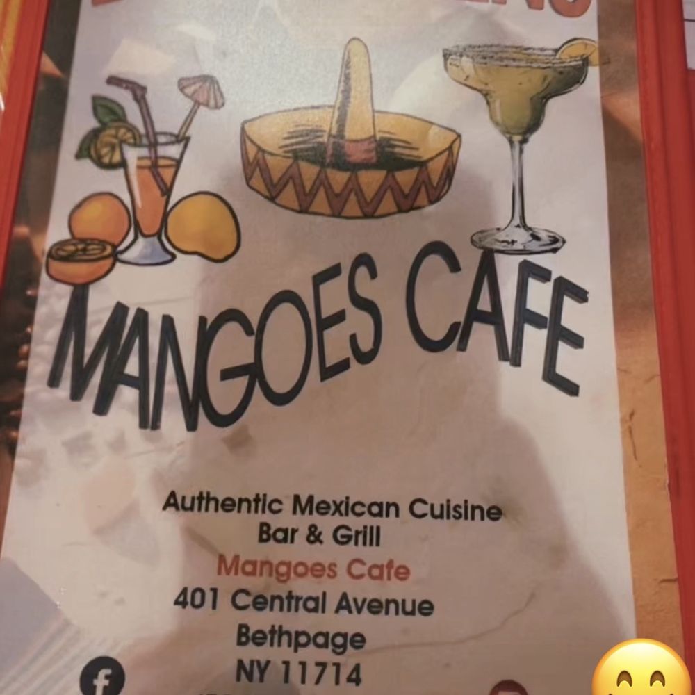 Cover of the menu with location Cover of the menu with location