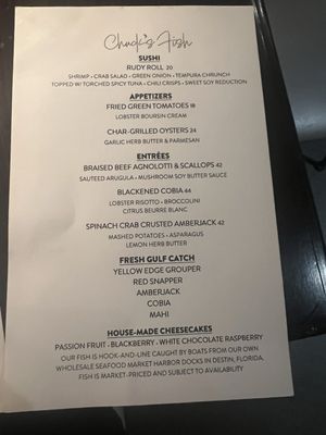 Menu photo 5 Chuck's Fish Birmingham, AL Menu photo 5 Chuck's Fish Birmingham, AL
