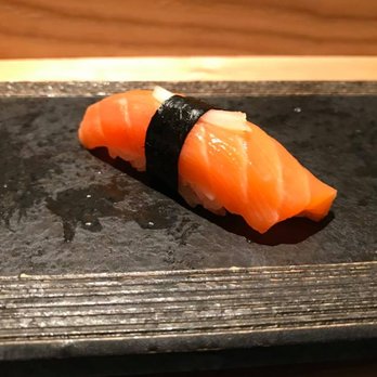 Sushi Kashiba - King Salmon w/ Onion - Japanese Near Me - Seattle, Washington