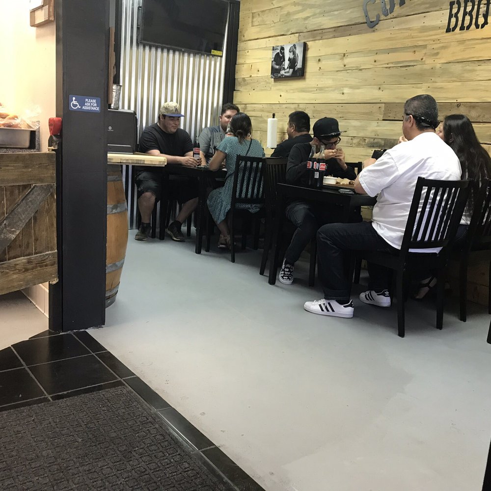 Cornerstone BBQ - Seating area - Barbeque Near Me - Beaumont, California