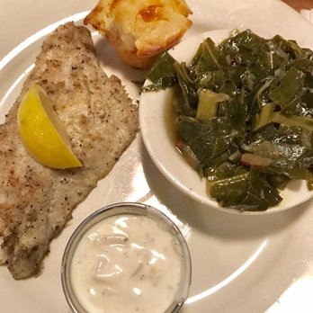 Jim 'N Nick's Bar-B-Q - Grilled Catfish; Collard Greens - Barbeque Near Me - Birmingham, Alabama