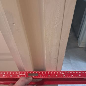 Marathon Movers and Construction - Trim work at pocket door - Movers Near Me Marathon Movers and Construction - Trim work at pocket door - Movers Near Me