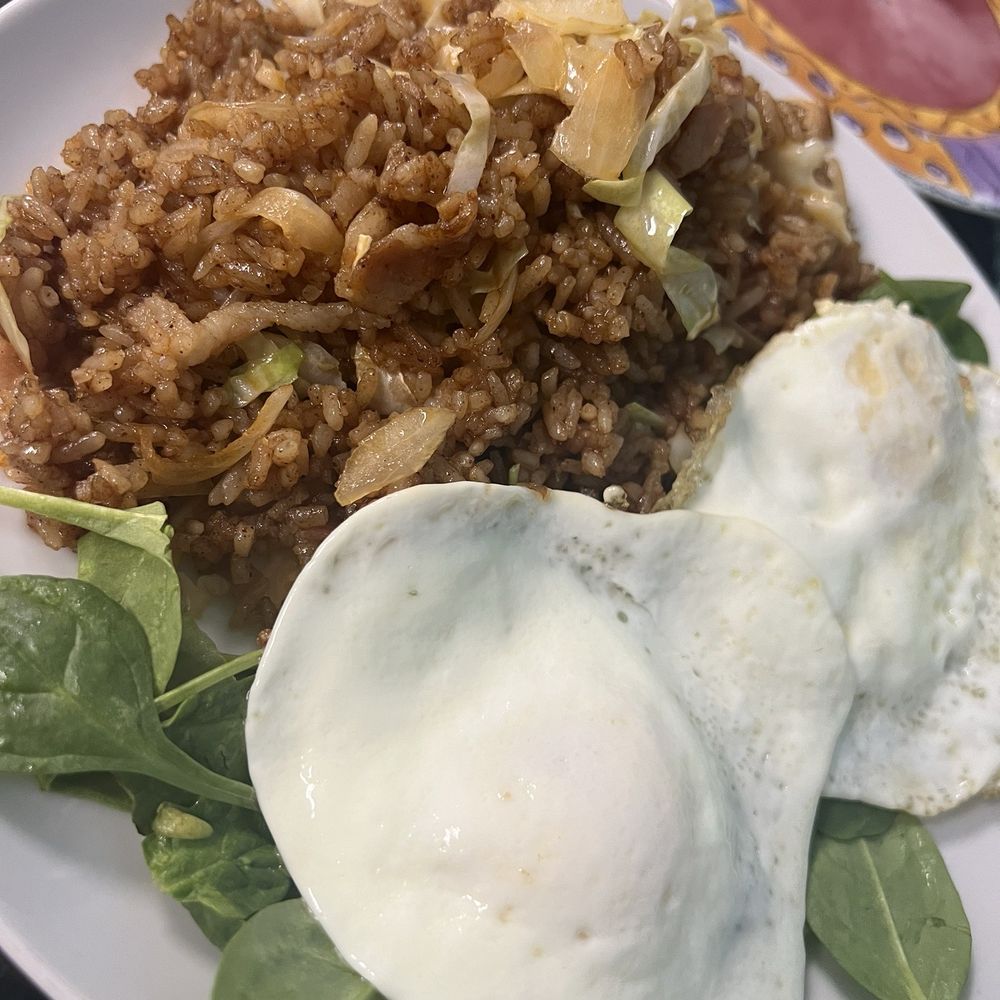 Sweet Corner Cafe - House Fried Rice w/eggs - Comfort Food Near Me - Aiea, Hawaii Sweet Corner Cafe - House Fried Rice w/eggs - Comfort Food Near Me - Aiea, Hawaii