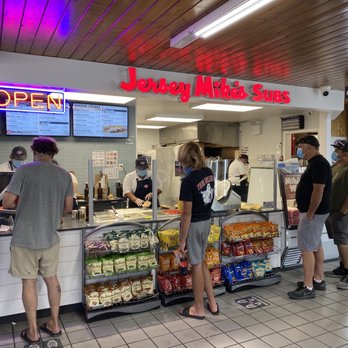 Jersey Mike's Subs - Counter area. - Fast Food Near Me - Lone Pine, California