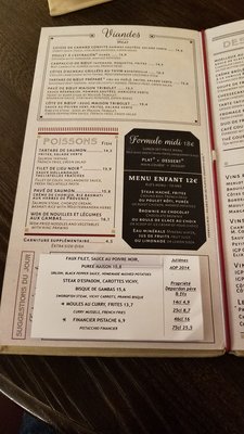 Menu photo 8 Comptoir du Panthéon Paris, 75