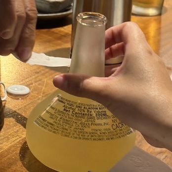 Ichika Sushi House - Junmai Yuzu Shu Aladdin bottle ( Homare Sake Brewery Co ) - Japanese Near Me - Brisbane, California Ichika Sushi House - Junmai Yuzu Shu Aladdin bottle ( Homare Sake Brewery Co ) - Japanese Near Me - Brisbane, California