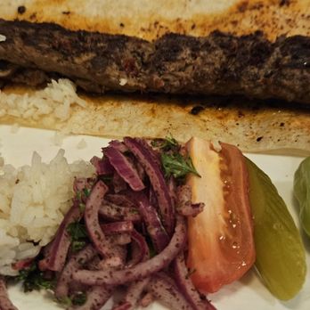 Bosphorus Turkish Cuisine - The Adana Kebab Mixed beef and lamb, spicy but mild - Turkish Near Me - Rocklin, California Bosphorus Turkish Cuisine - The Adana Kebab Mixed beef and lamb, spicy but mild - Turkish Near Me - Rocklin, California