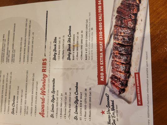 Menu photo 5 Famous Dave's Bar-B-Que Aurora, CO