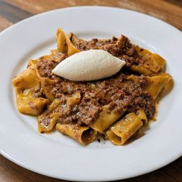 Pappardelle with nduja and ricotta Pappardelle with nduja and ricotta